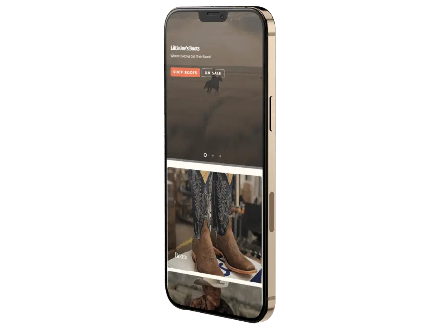 Little Joe's Boots ecommerce case study by Big Red Jelly on WooCommerce