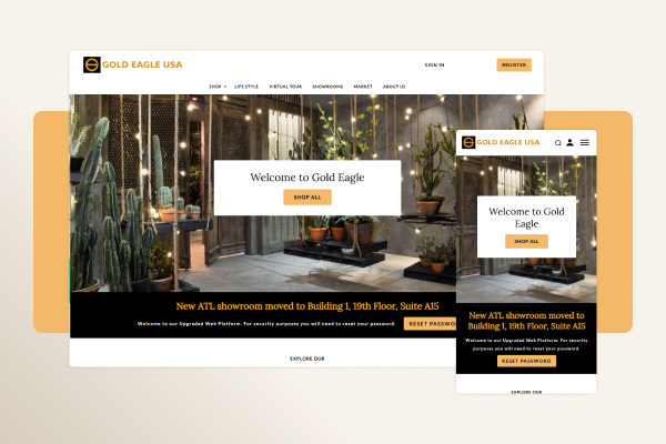 Gold Eagle USA ecommerce case study