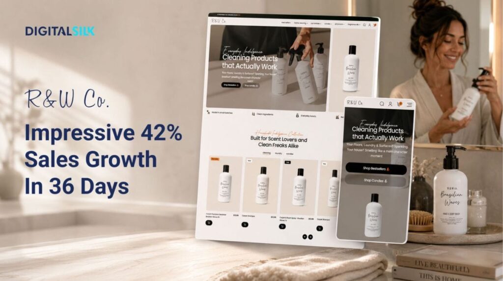 R&W Co. ecommerce case study by Digital Silk on Shopify