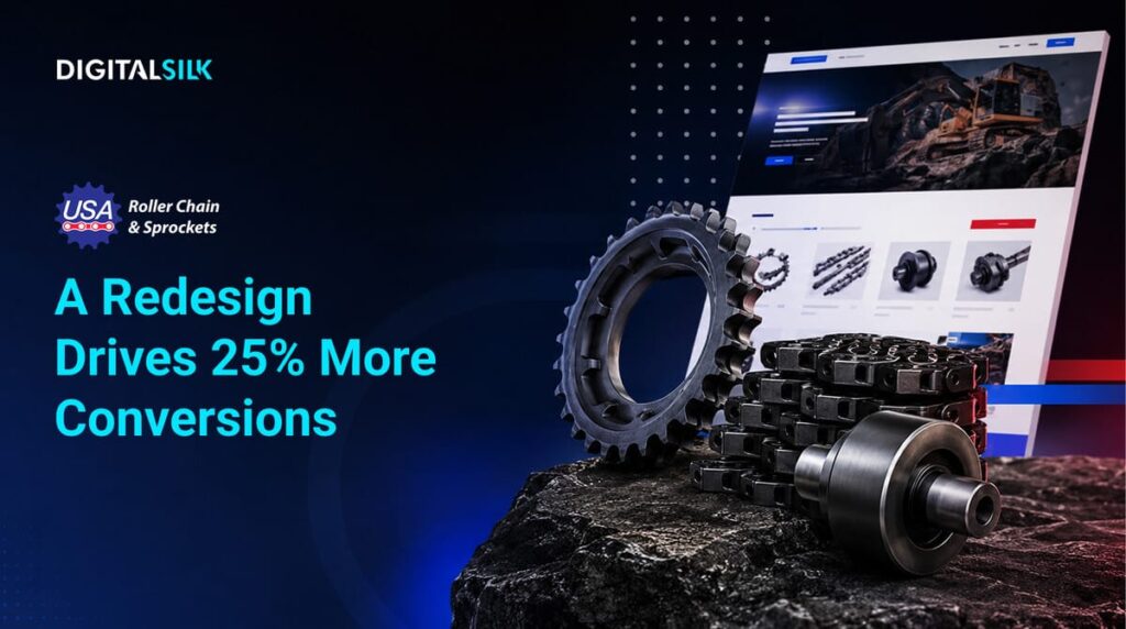 U.S.A. Roller Chain ecommerce case study by Digital Silk on Shopify