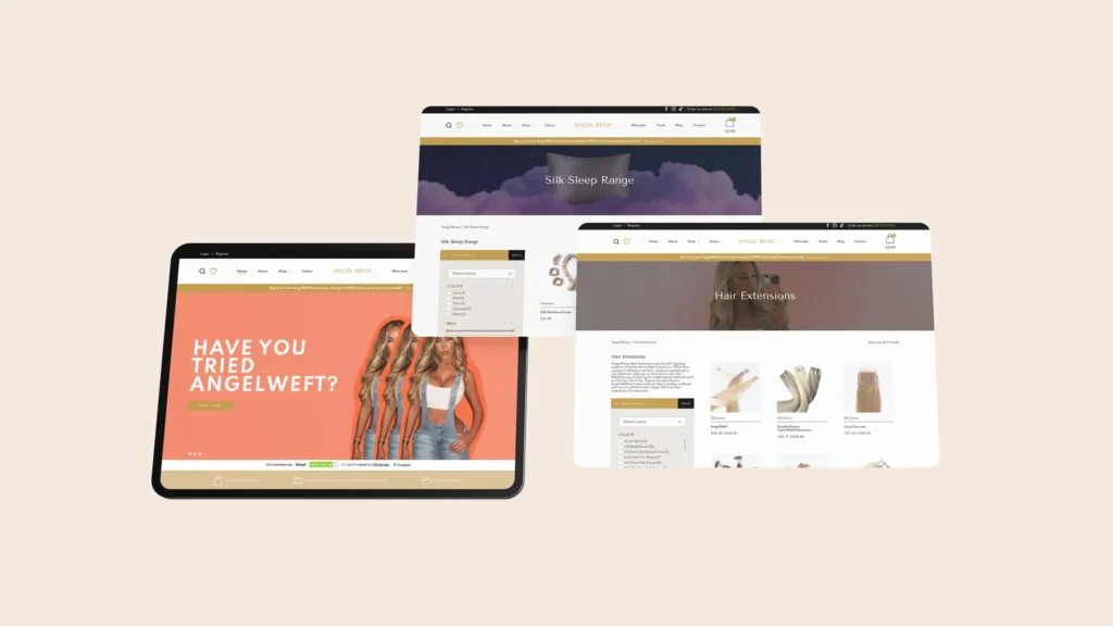 Angel Remy ecommerce case study by Harrison Carloss on WooCommerce