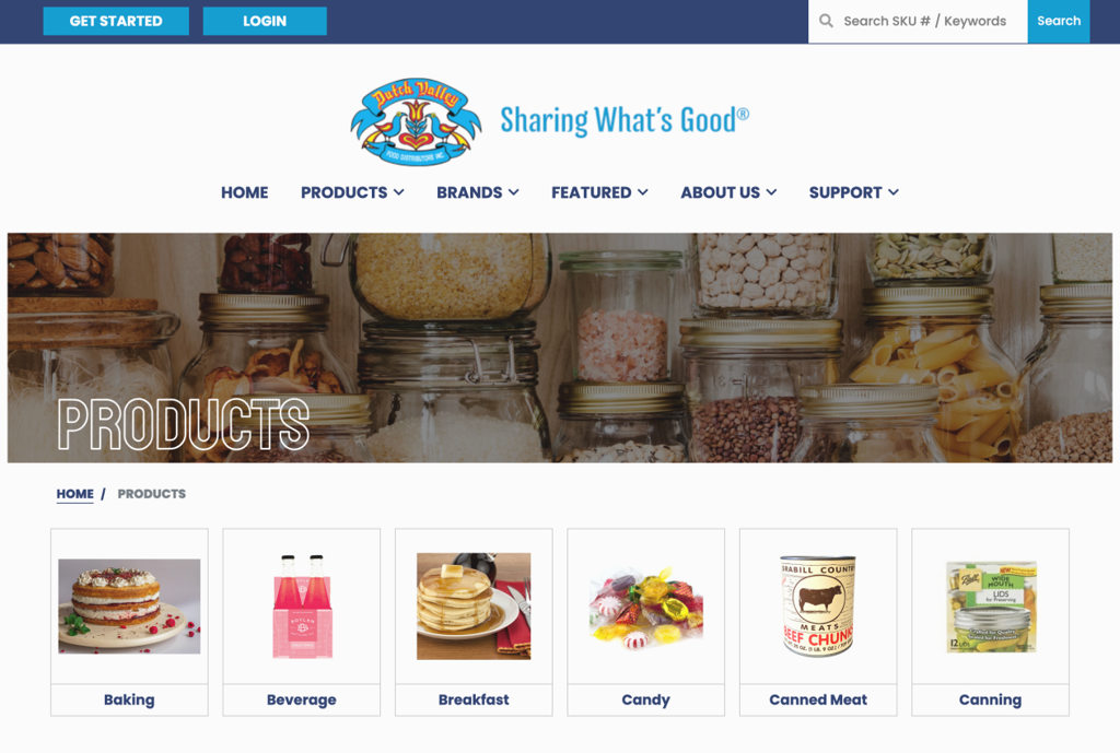 Dutch Valley Foods ecommerce case study by MoJo Active on BigCommerce