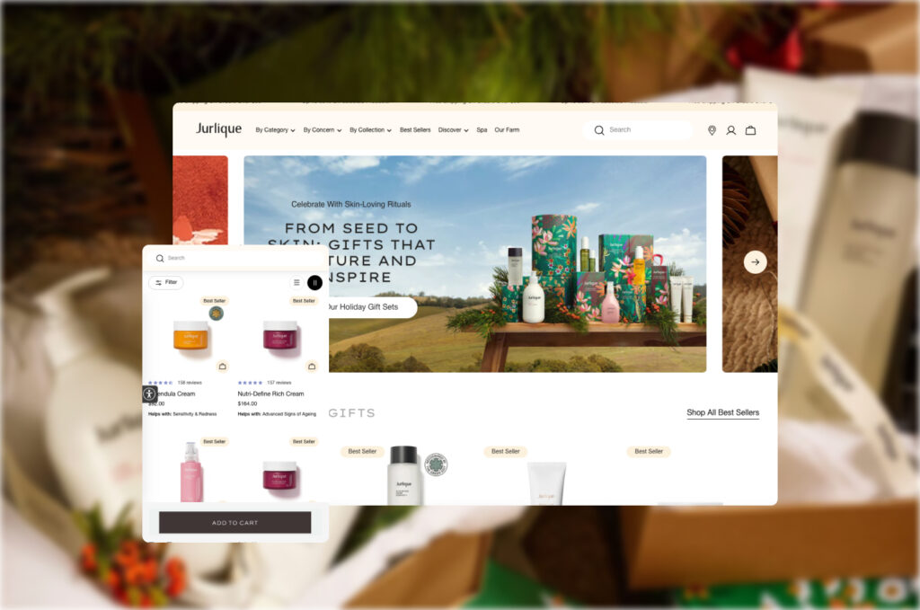 Jurlique ecommerce case study by Moustache Republic on Shopify Plus
