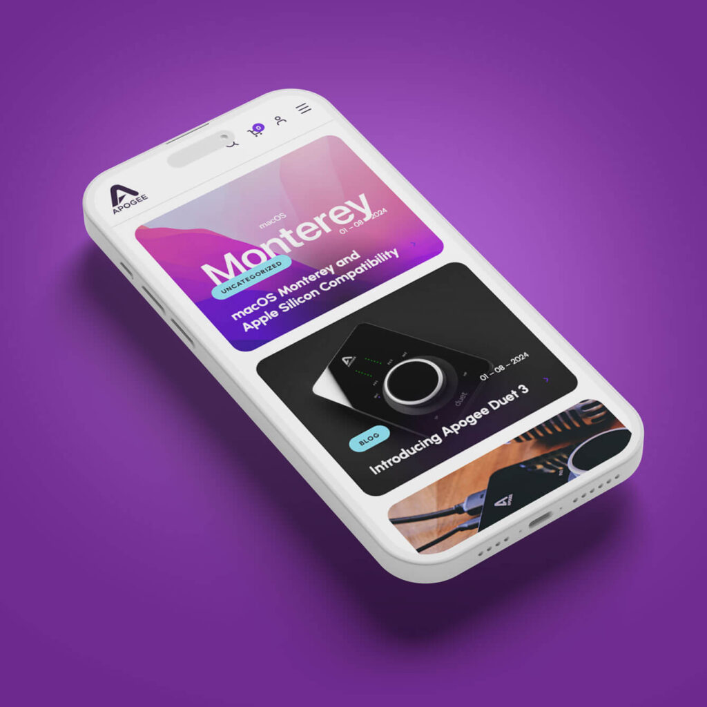 Apogee ecommerce case study by Osom Studio on WooCommerce