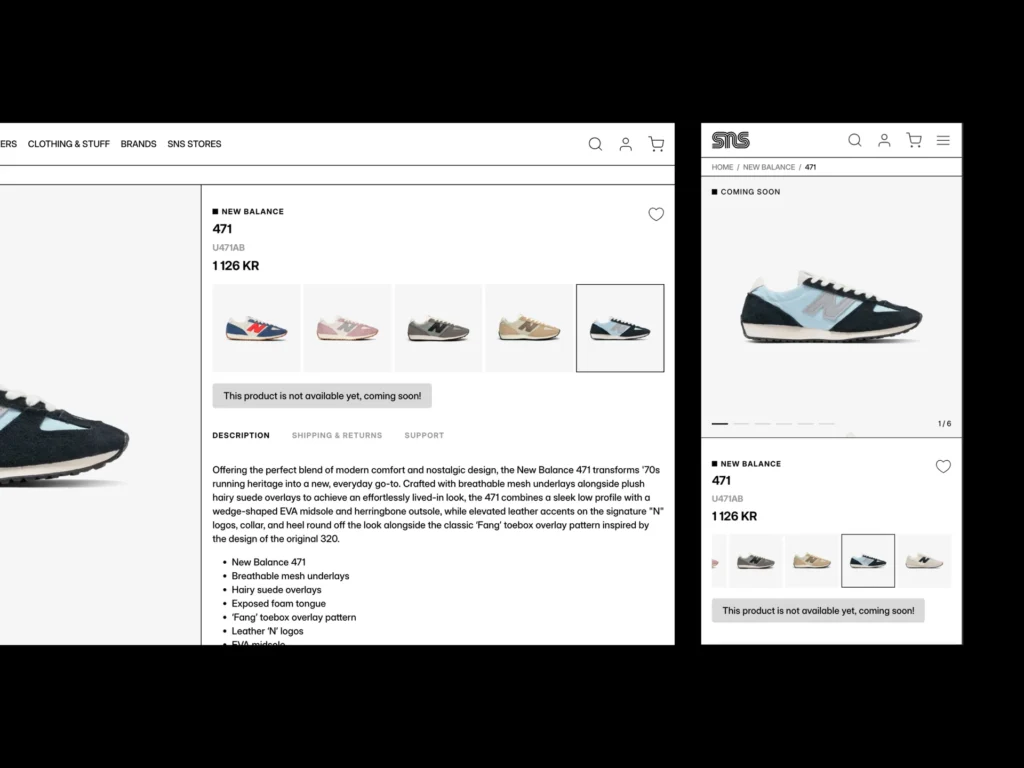 SNS ecommerce case study by Panagora on Shopify Plus