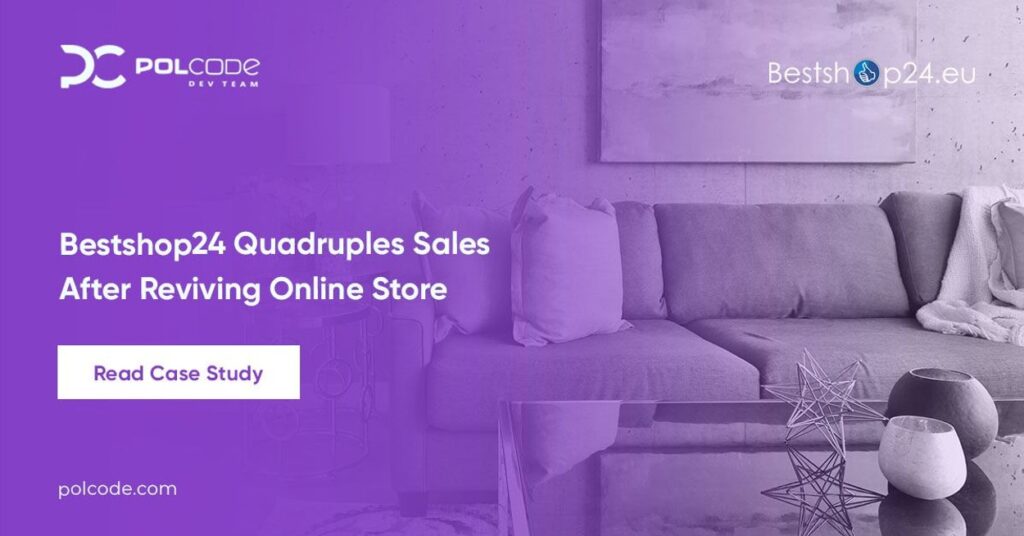 Bestshop24 ecommerce case study by the agency