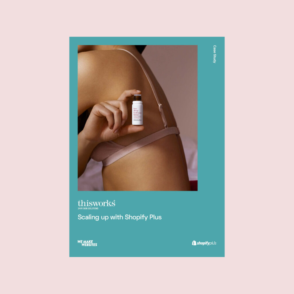 This Works ecommerce case study by We Make Websites on Shopify Plus