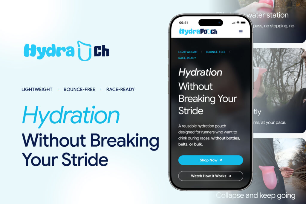 HydraPouch ecommerce case study by Web Loft Designs on WooCommerce