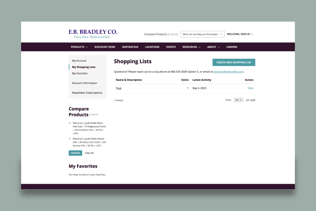 E.B. Bradley Co. ecommerce case study by Zaelab