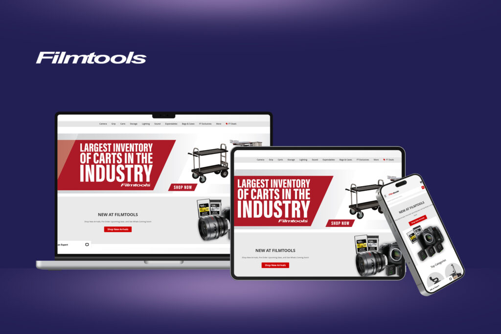 FilmTools ecommerce case study by the agency